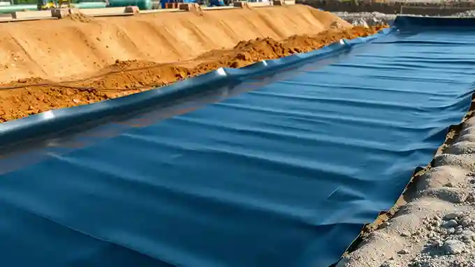 Geomembran untuk proyek infrastruktur