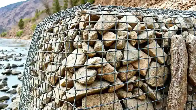 Kawat Bronjong untuk perlindungan sungai