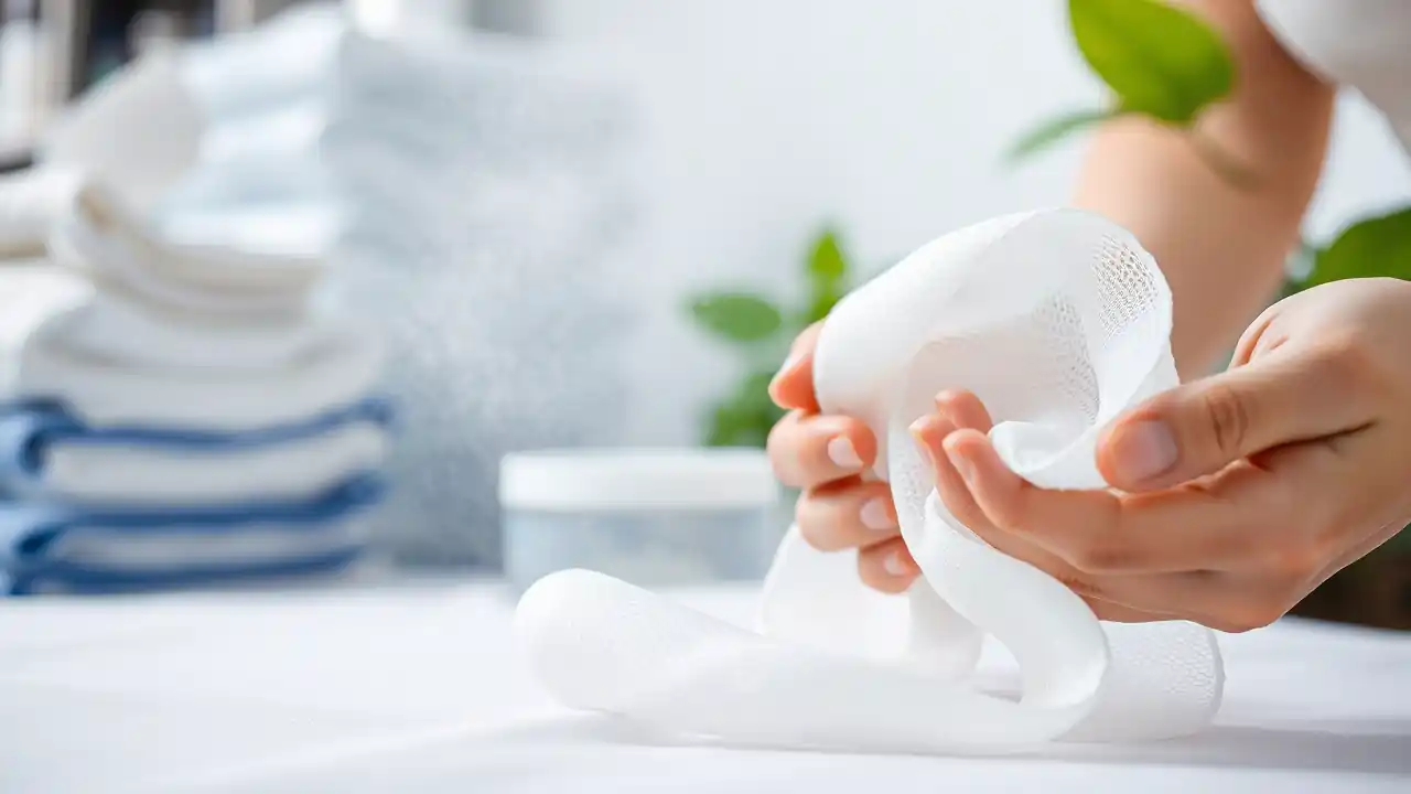 Lembaran kain spunlace untuk konteks bahan nonwoven